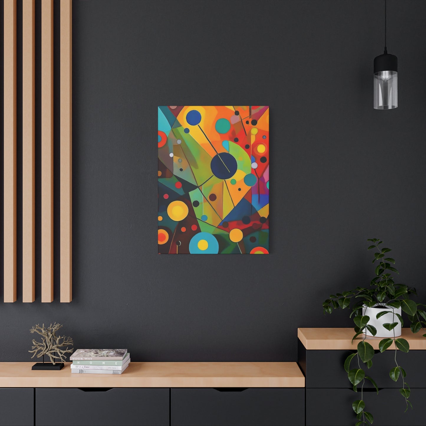 Abstract Oil Painting Print Canvas 20x24,20x30,24x30 24x32,24x36,30x40 32x48,36x48,40x60 Pine-Wood Inner Frame ABS-146