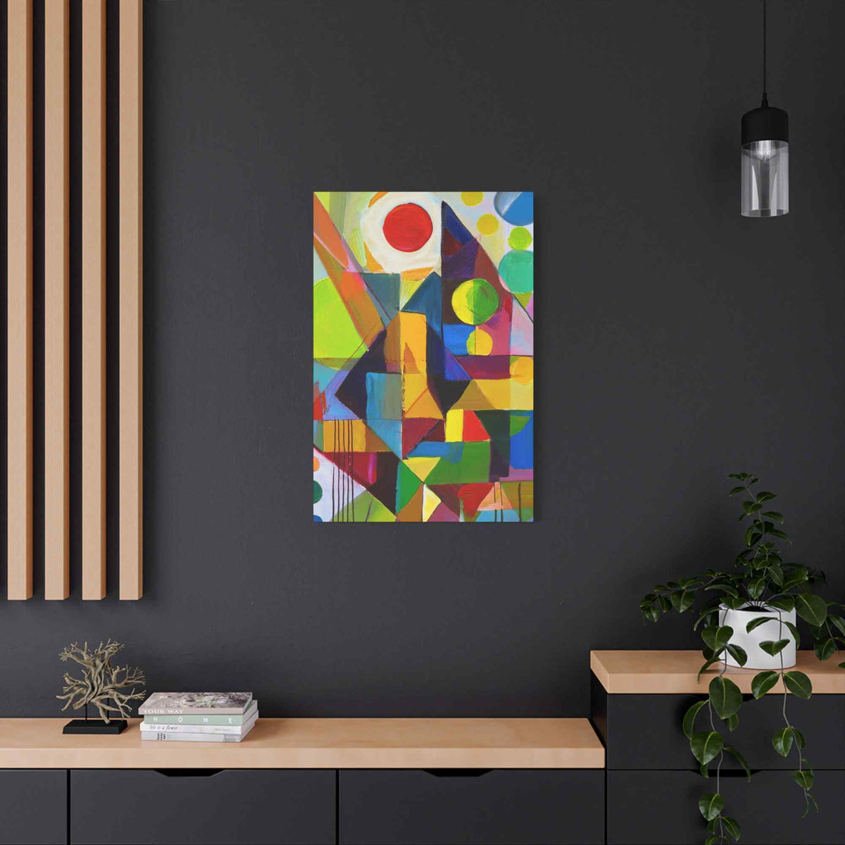 Abstract Painting Print Canvas 20x24,20x30,24x30, 24x32,24x36,30x40, 32x48,36x48,40x60 Pine-Wood Inner Frame ABS-6