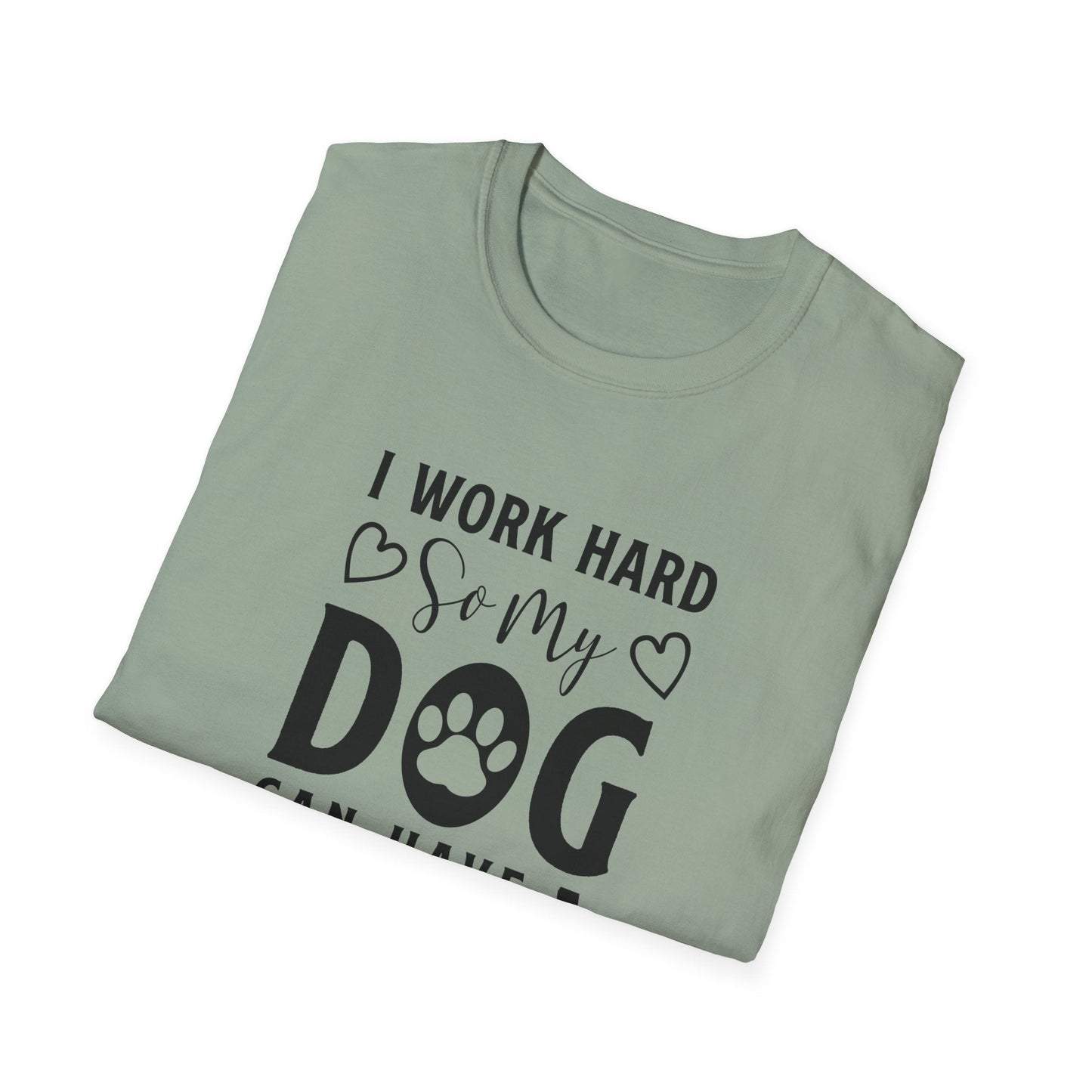 Dog Slogan T Shirts With Funny Words Unisex Tee Shirt Cute Quotes Gildan Softstyle 64000 Cotton