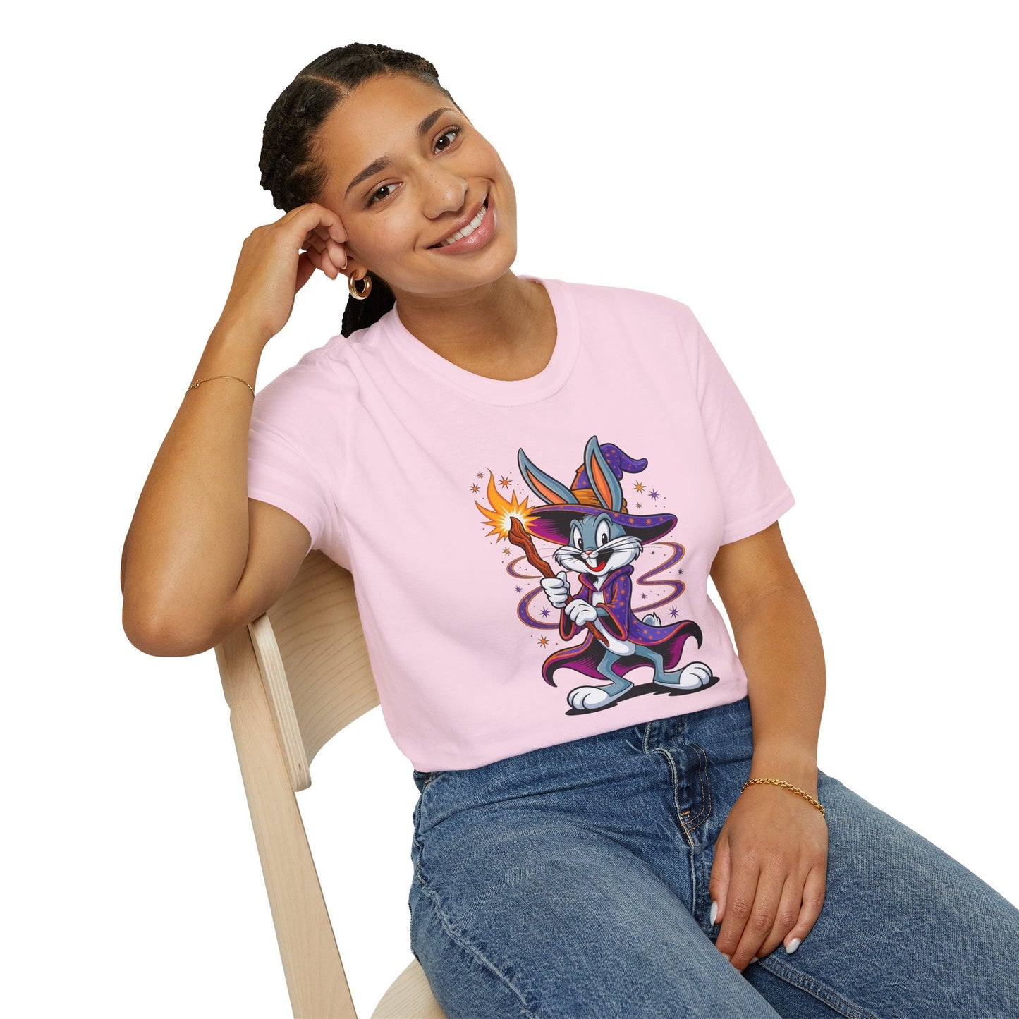Bugs Bunny T Shirt Unisex Softstyle Gildan 64000 Cartoon Tee With Classic Design Art