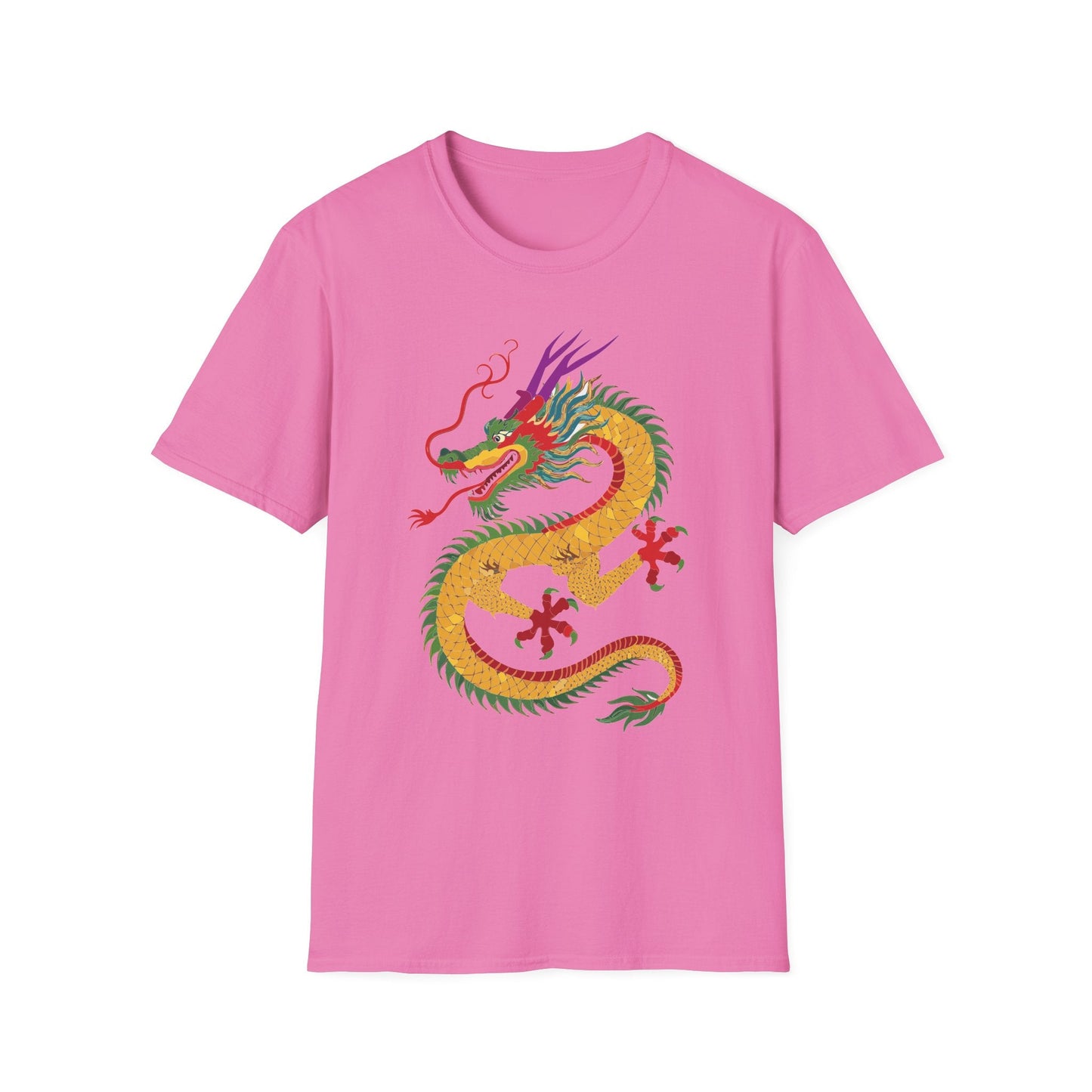 Dragon T Shirt Unisex Dragon Shirt Animal Design Softstyle Ring Spun Cotton Tee Comfort