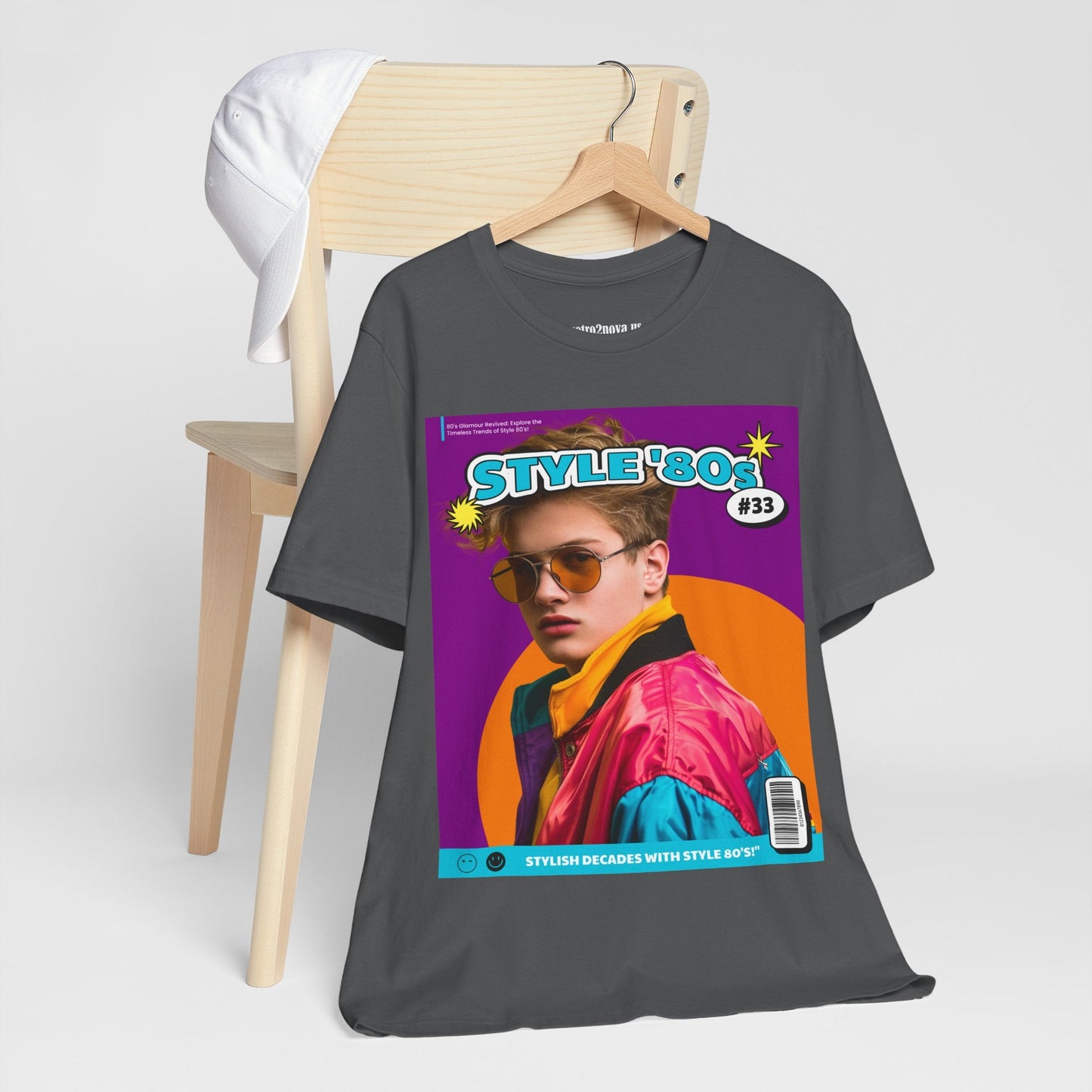 Magazine Cover Shirt Unisex Jersey Tee Bold Vibrant Graphic Tee For Standout Style