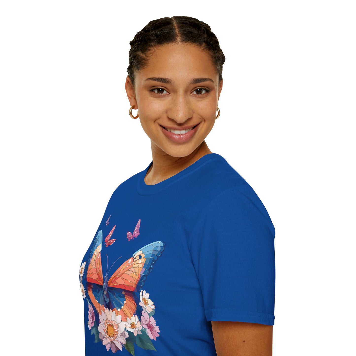 Monarch Butterfly Unisex Softstyle Tee Gildan 64000 Lightweight Breathable 100 Cotton Tee
