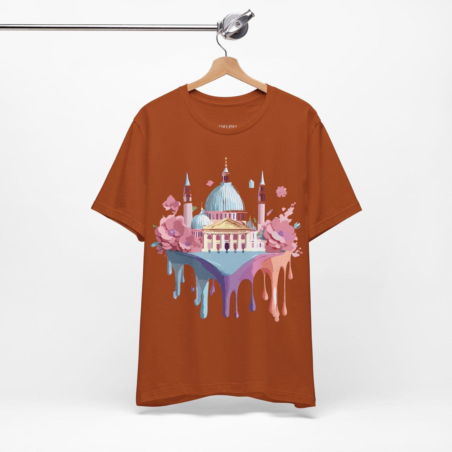 Venice Tourist Shirt Unisex Graphic Tee With Vintage Inspired Adelpha Artwork For Everyday Wear