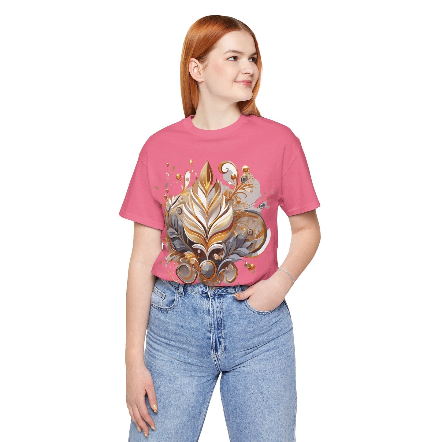 Jewelry Graphic Unisex 100 Cotton Vintage Treasure Art T-Shirt 6