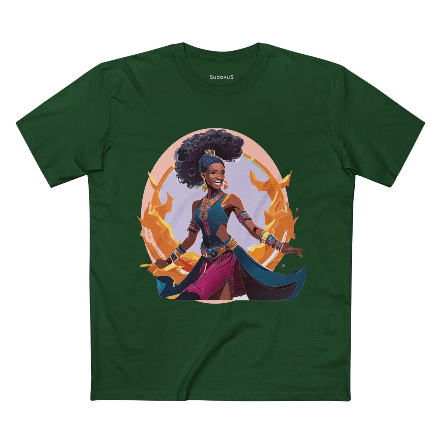 Dancer Graphic Unisex 100 Cotton Staple Tee 21