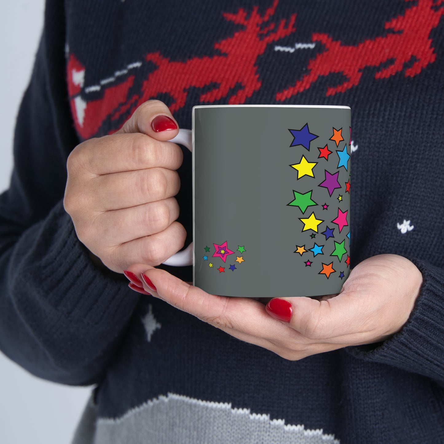 Coffee & Tea Mug with Stars print