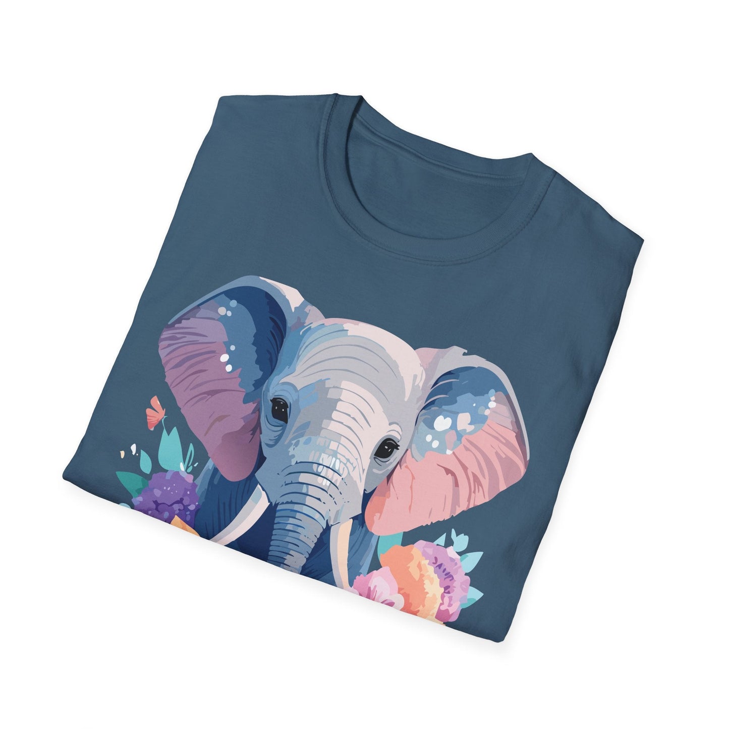 Elephant Graphic T Shirt Unisex Softstyle 64000 Cotton Animals T Shirt For Adults Premium