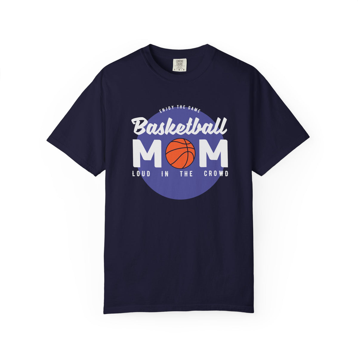 Basketball Mom T-shirt Mother's Day Mama Tee Unisex Comfort Colors Garment-Dyed Cotton h31