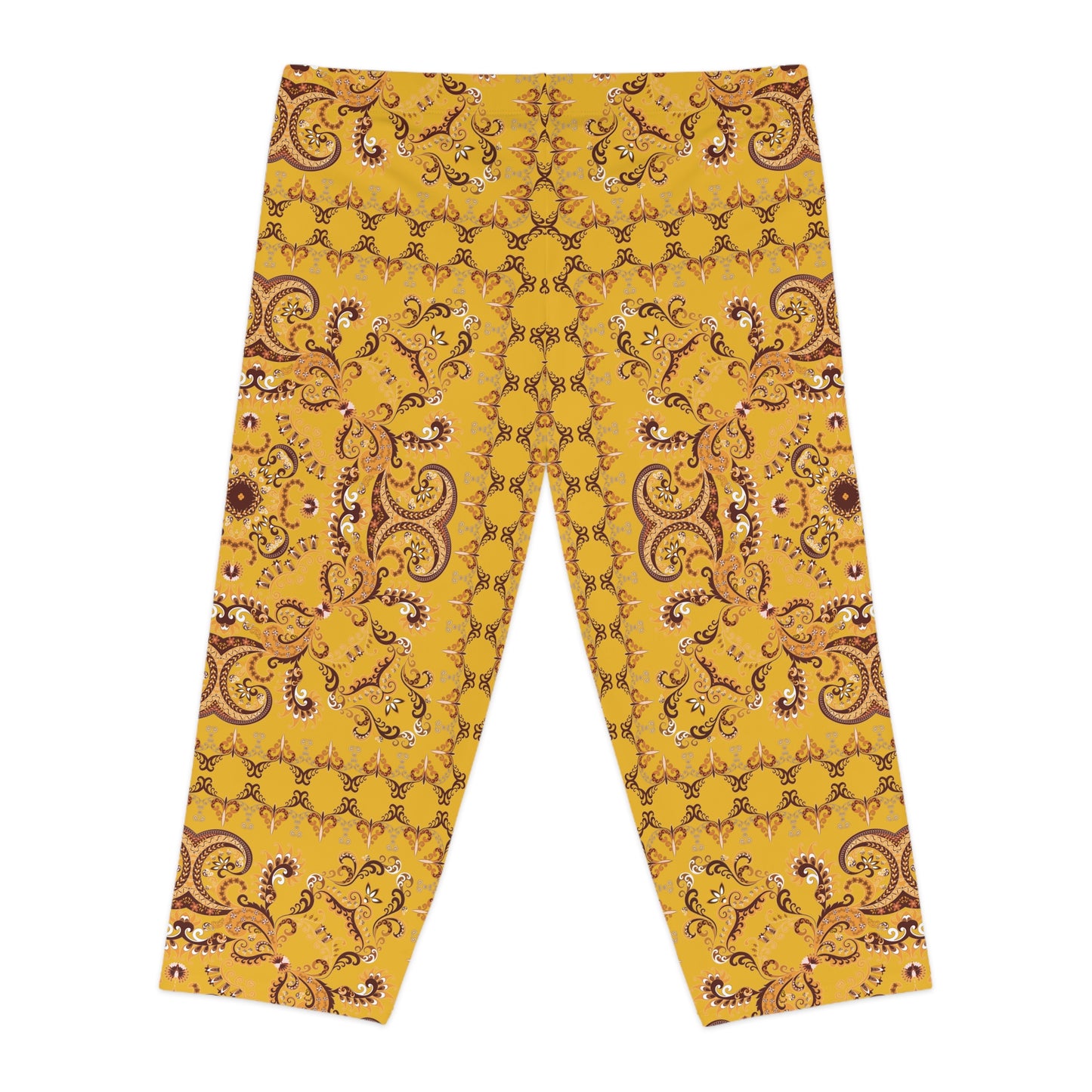 Capri leggings with traditional print