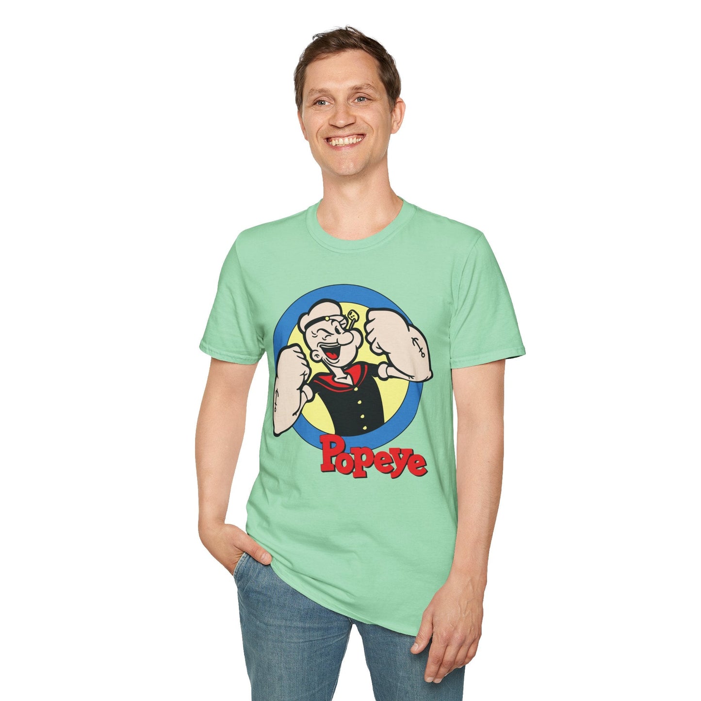 Unisex Cartoon T Shirt With Art Design Funny Animation Tee Gildan Softstyle 64000