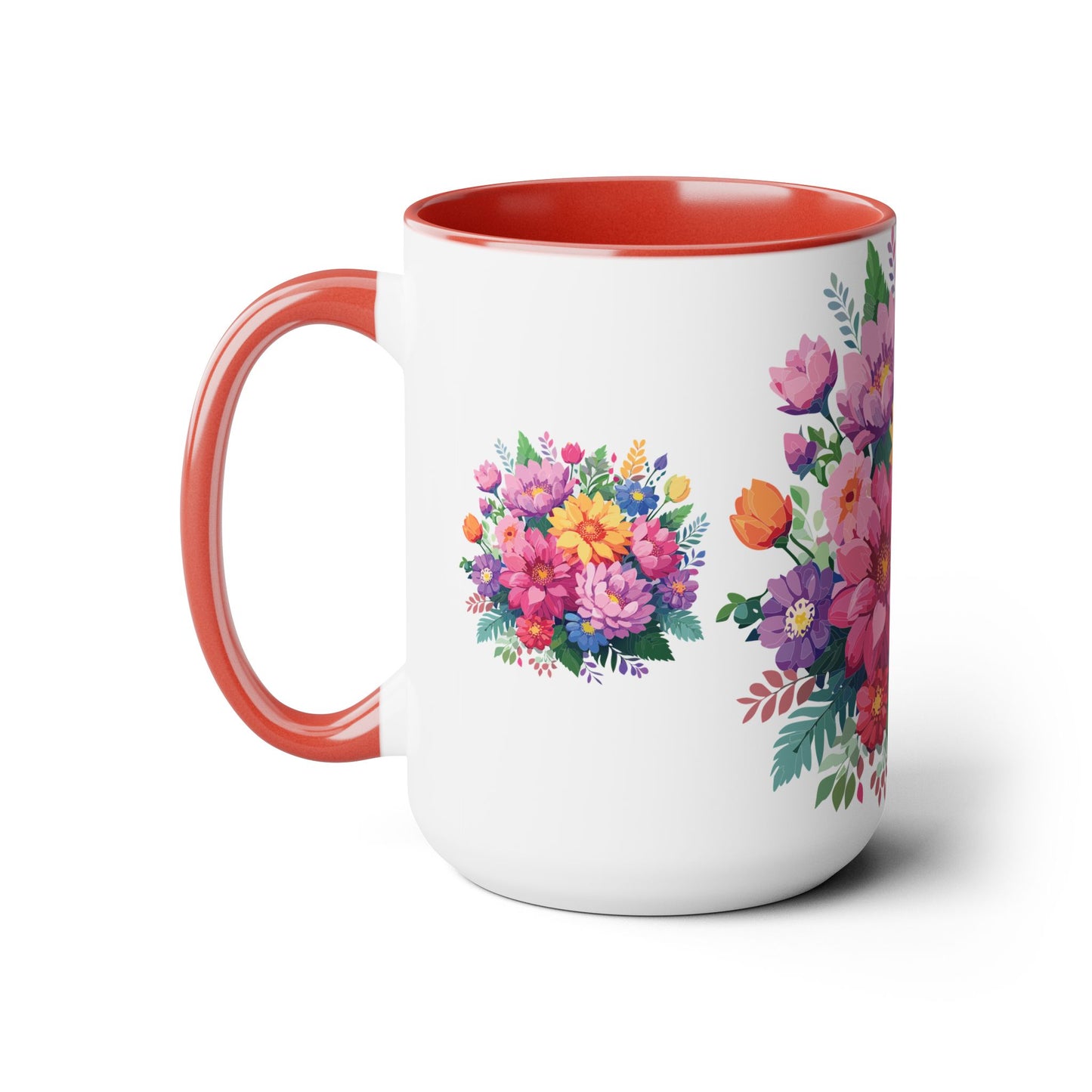 Floral Mug, Floral Cup