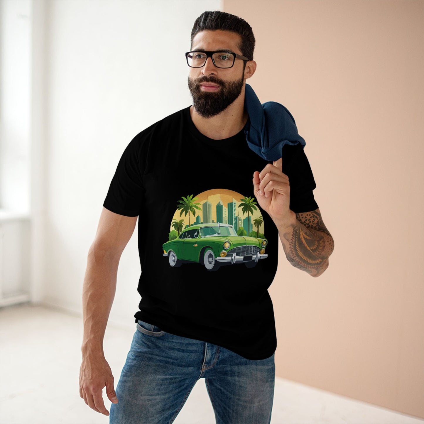 Retro Car Shirts Vintage Car Shirts Unisex Premium Cotton Tee With Original Art Design
