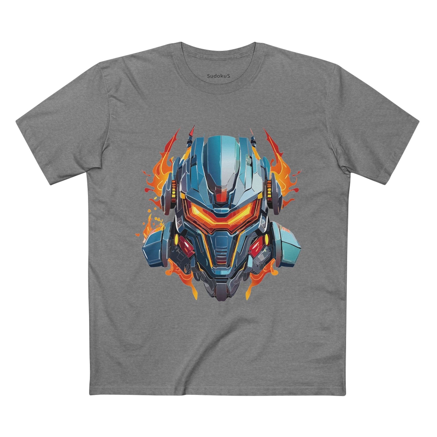 Cyborg Robot Graphic Unisex 100 Cotton Staple Tee 18