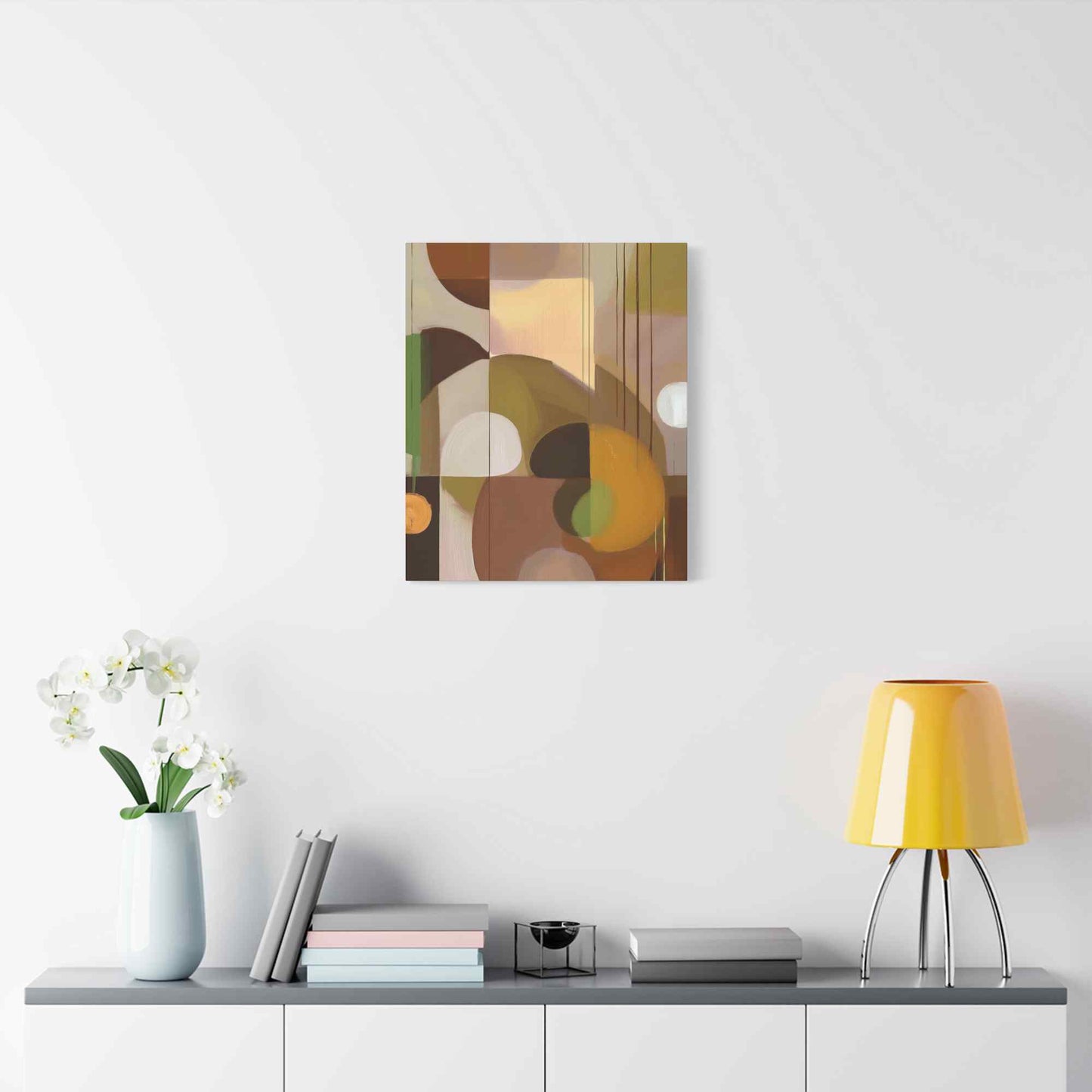 Abstract Geometric Painting Print Canvas 20x24,20x30,24x30 24x32,24x36,30x40 32x48,36x48,40x60 Pine-Wood Inner Frame ABS-54