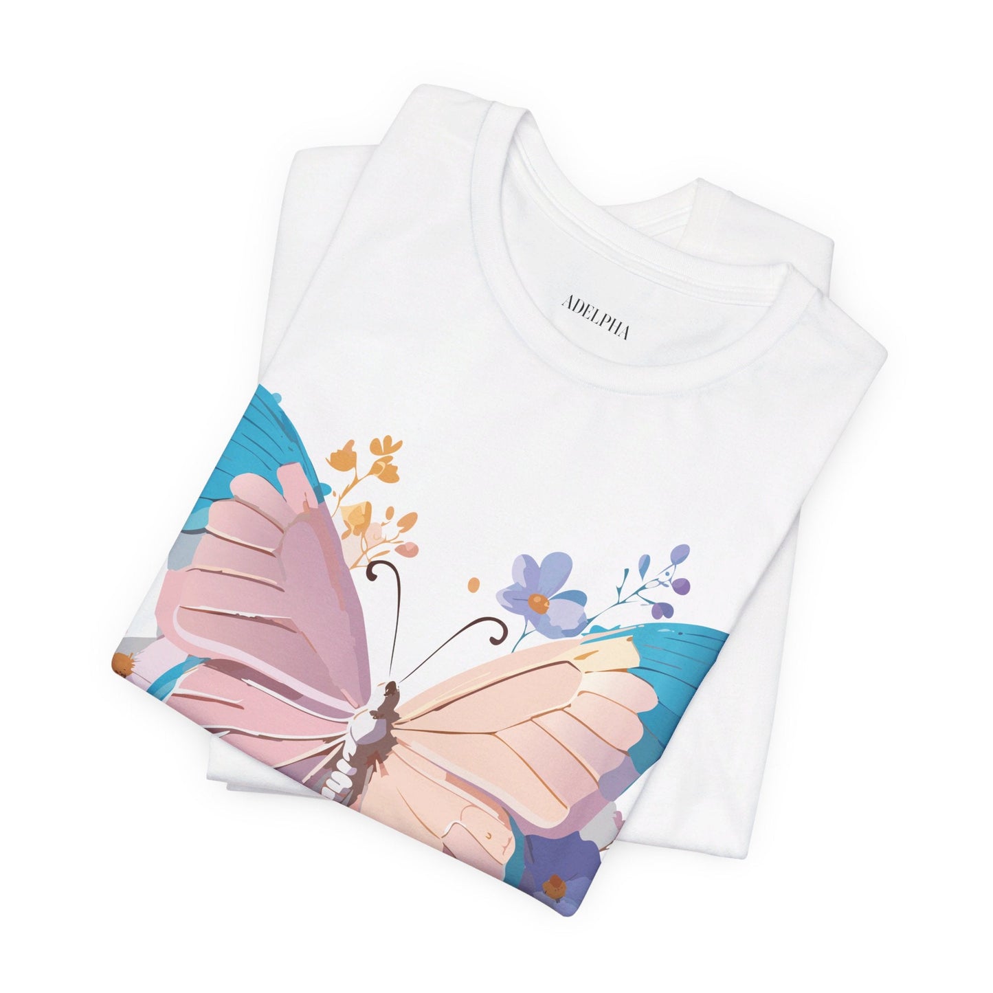 Butterfly Graphic Tee Vintage Inspired Adelpha Unisex Jersey Short Sleeve