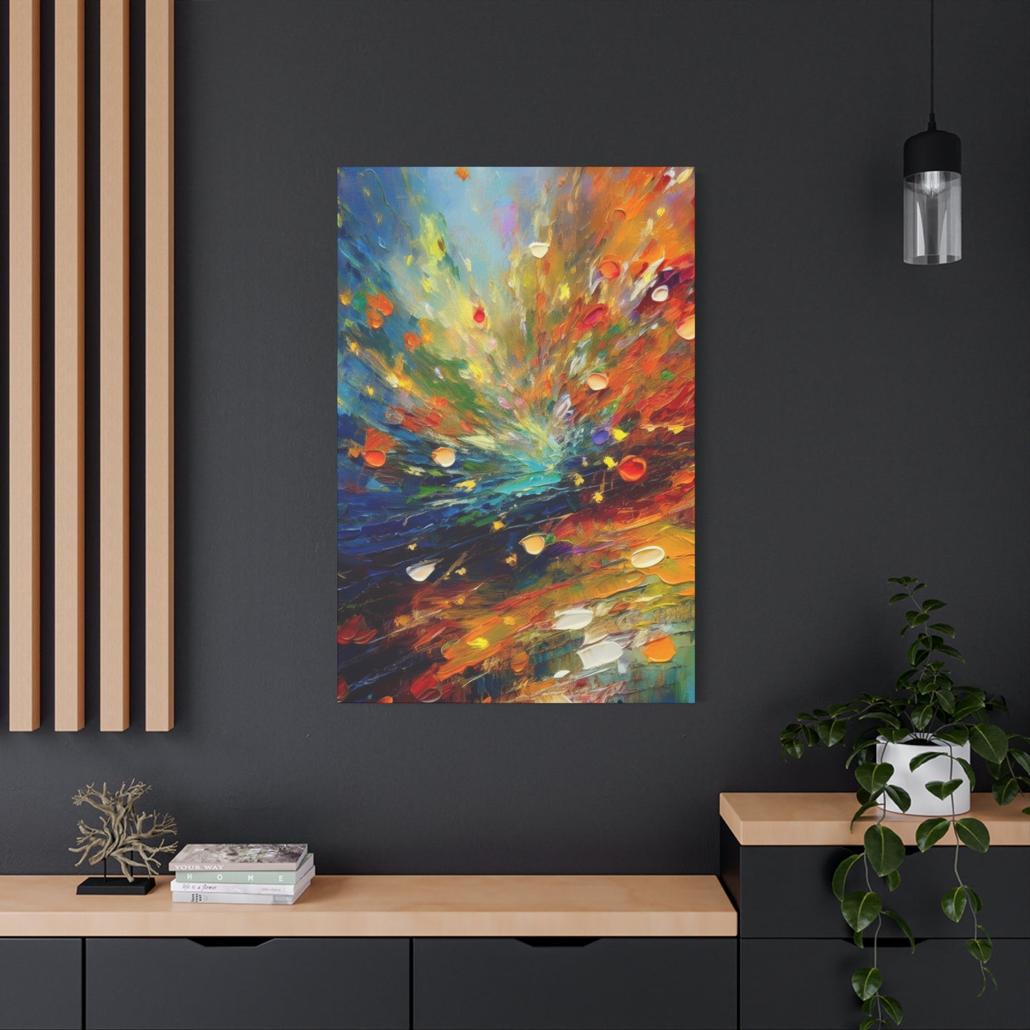 Abstract Oil Painting Print Canvas 20x24,20x30,24x30 24x32,24x36,30x40 32x48,36x48,40x60 Pine-Wood Inner Frame ABS-121