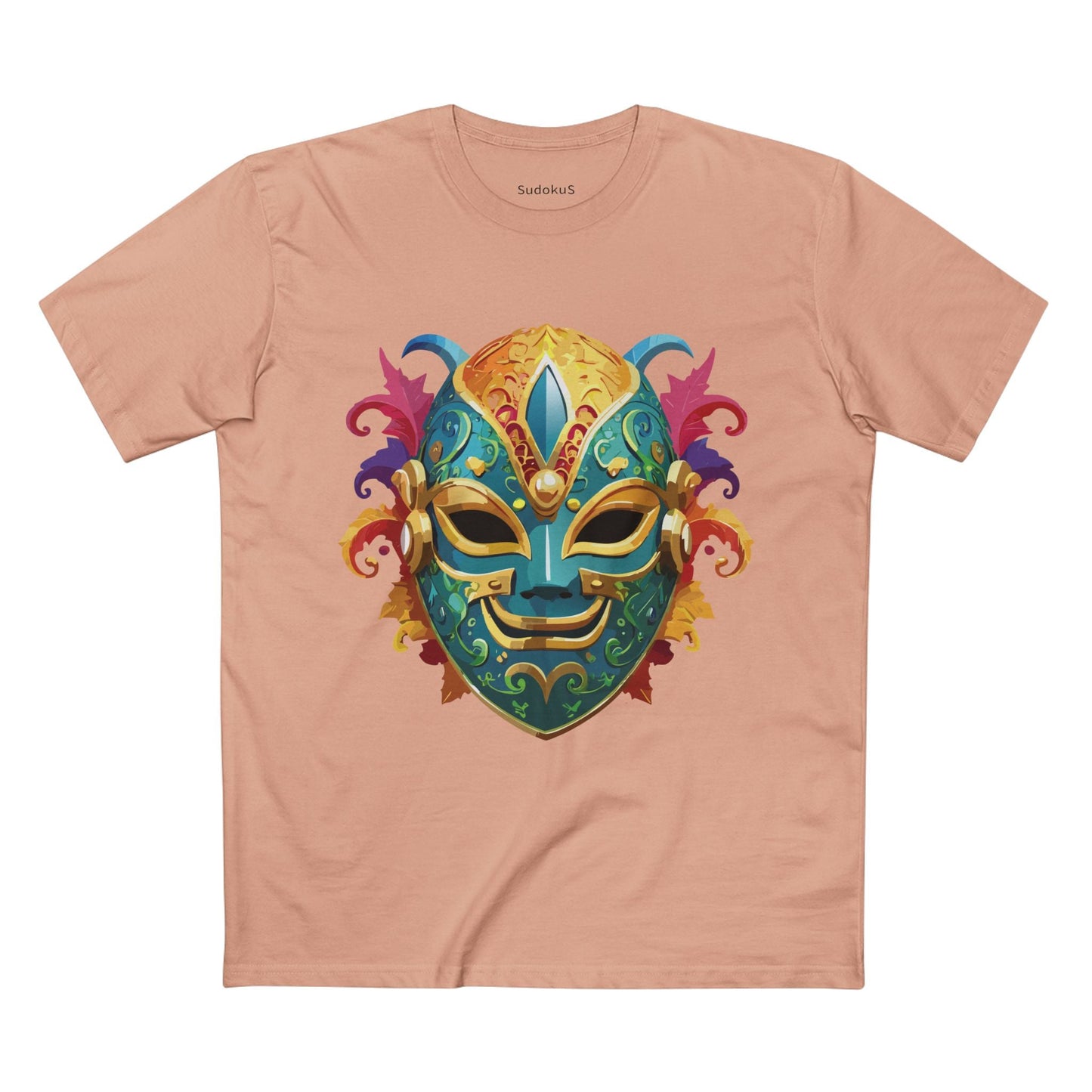 Mask Graphic Unisex 100 Cotton Staple Tee 20