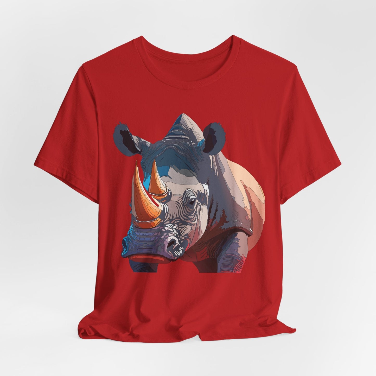 Unisex Animal Shirt Tee With Art Design Wild Animals Gildan Softstyle 64000 Graphic Tee