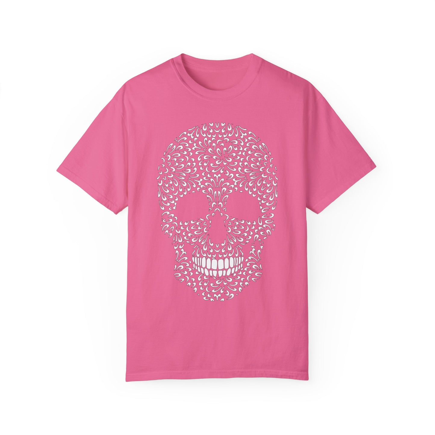 Unisex Cotton Tee Shirt with Skull