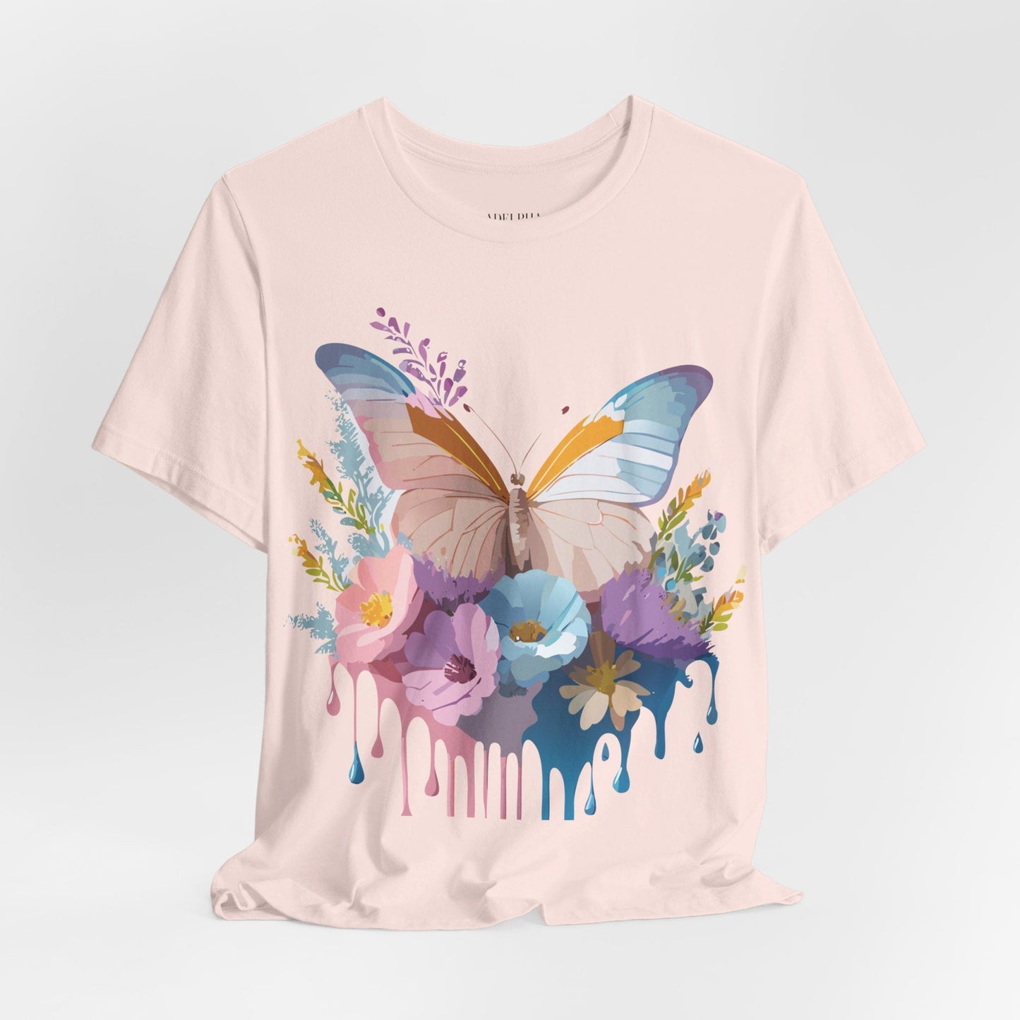 Butterfly Graphic Tee Unisex Short Sleeve Adelpha Artwork Vintage Inspired
