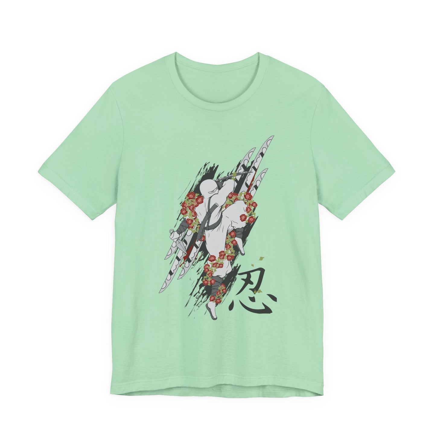 Ninja Samurai Artwork Graphic Unisex Cotton T-Shirt r5