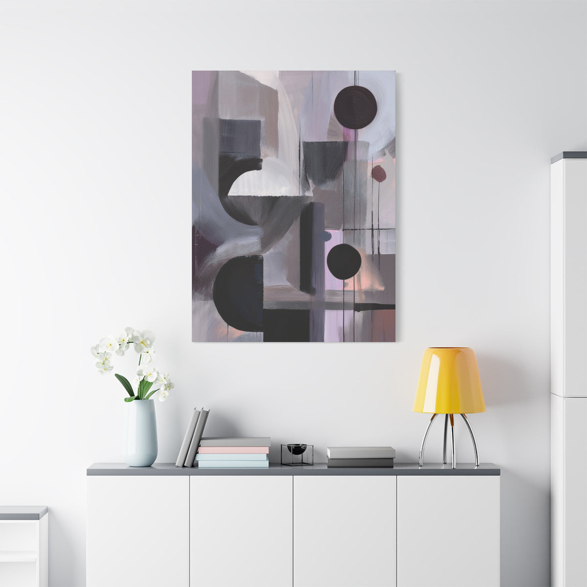 Abstract Geometric Painting Print Canvas 20x24,20x30,24x30 24x32,24x36,30x40 32x48,36x48,40x60 Pine-Wood Inner Frame ABS-46