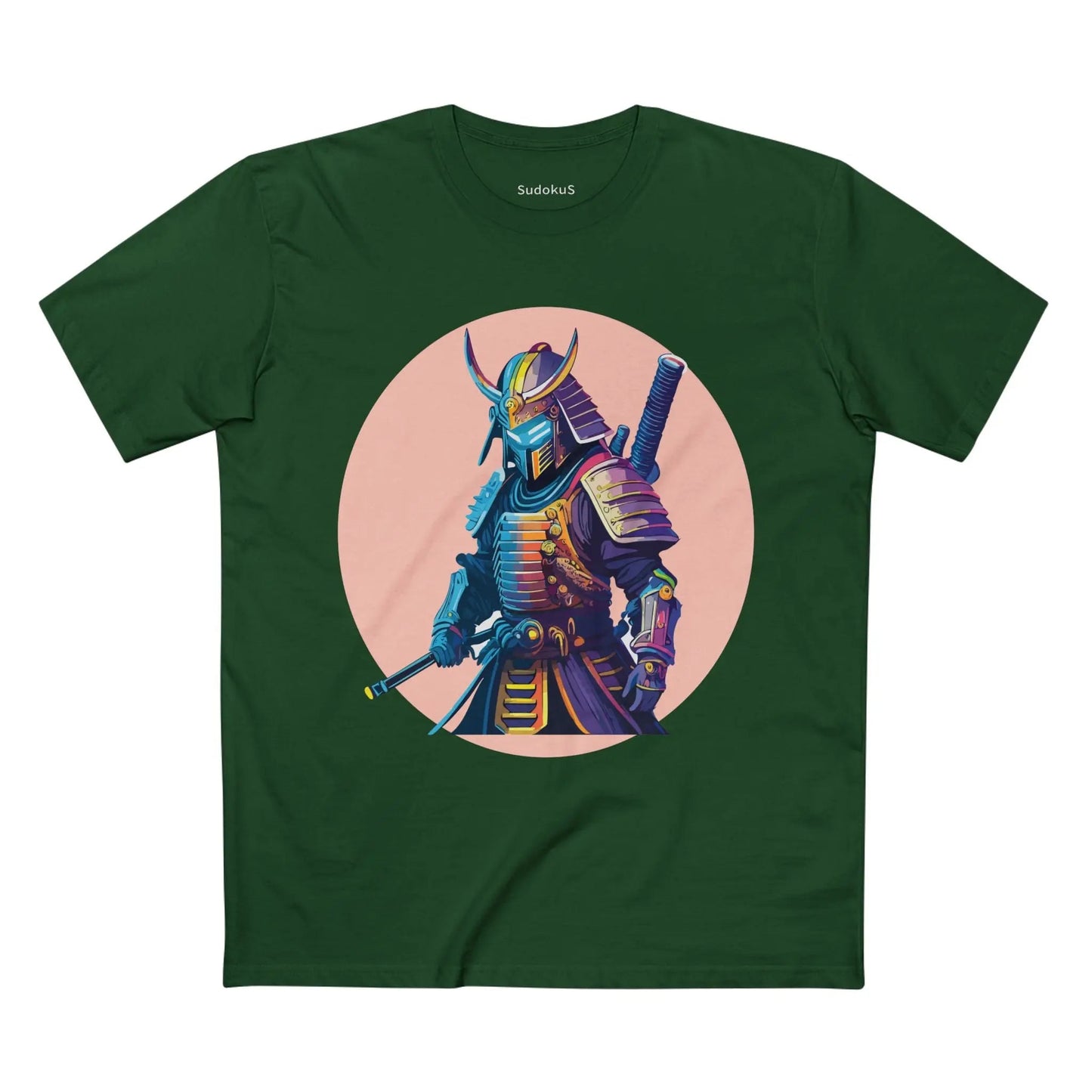 Samurai Graphic Unisex 100 Cotton Staple Tee 16