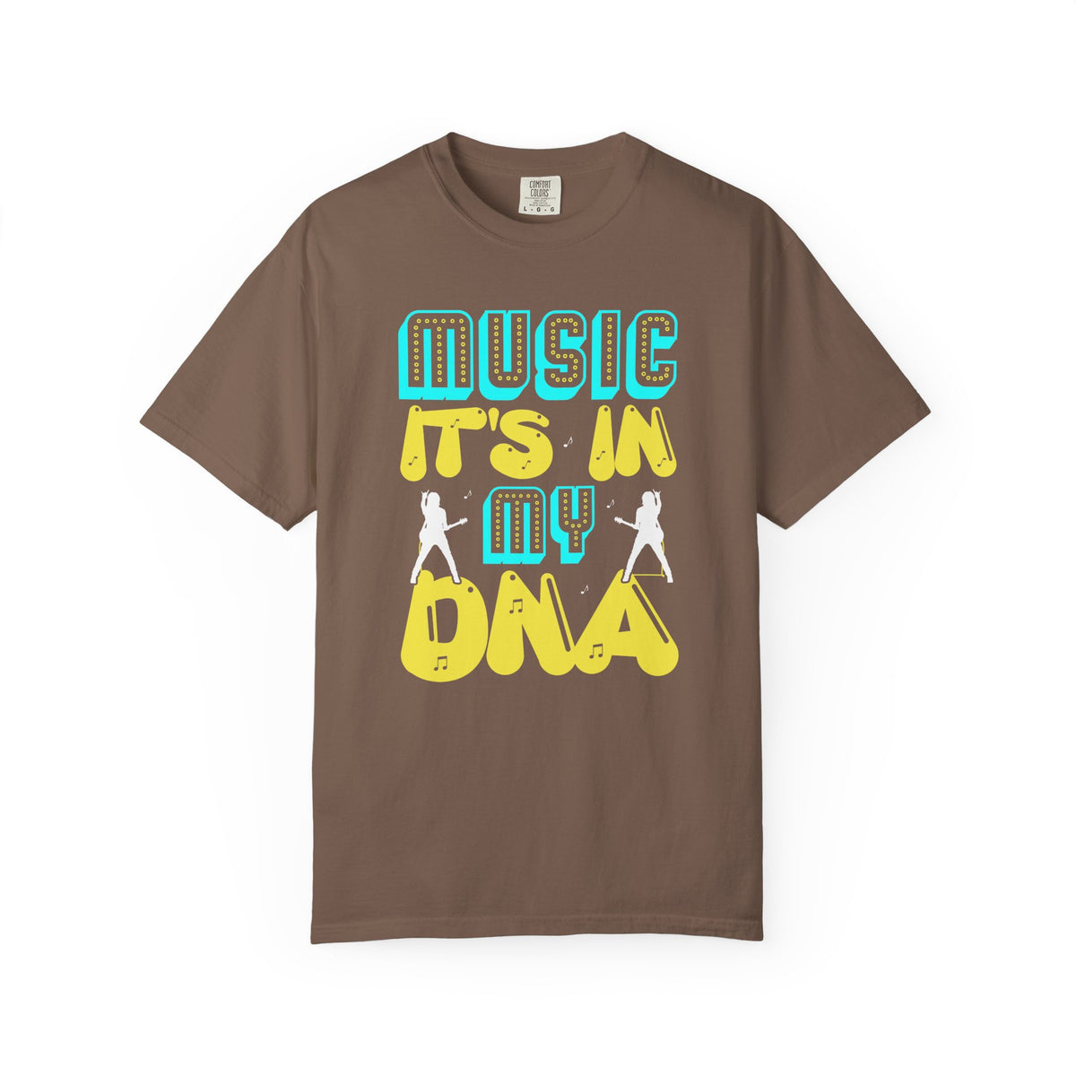 Music Its In My DNA T-Shirt Retro Music Graphic Unisex Cotton Tee 074