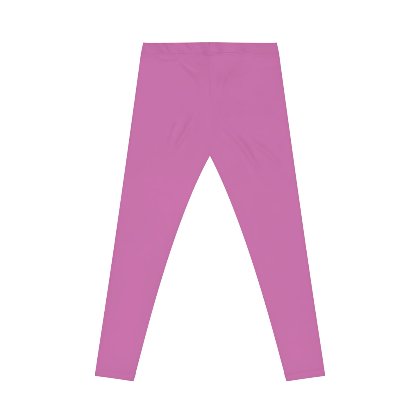 Petal Pink Color Women's Poly-Span Casual Leggings XS-2XL