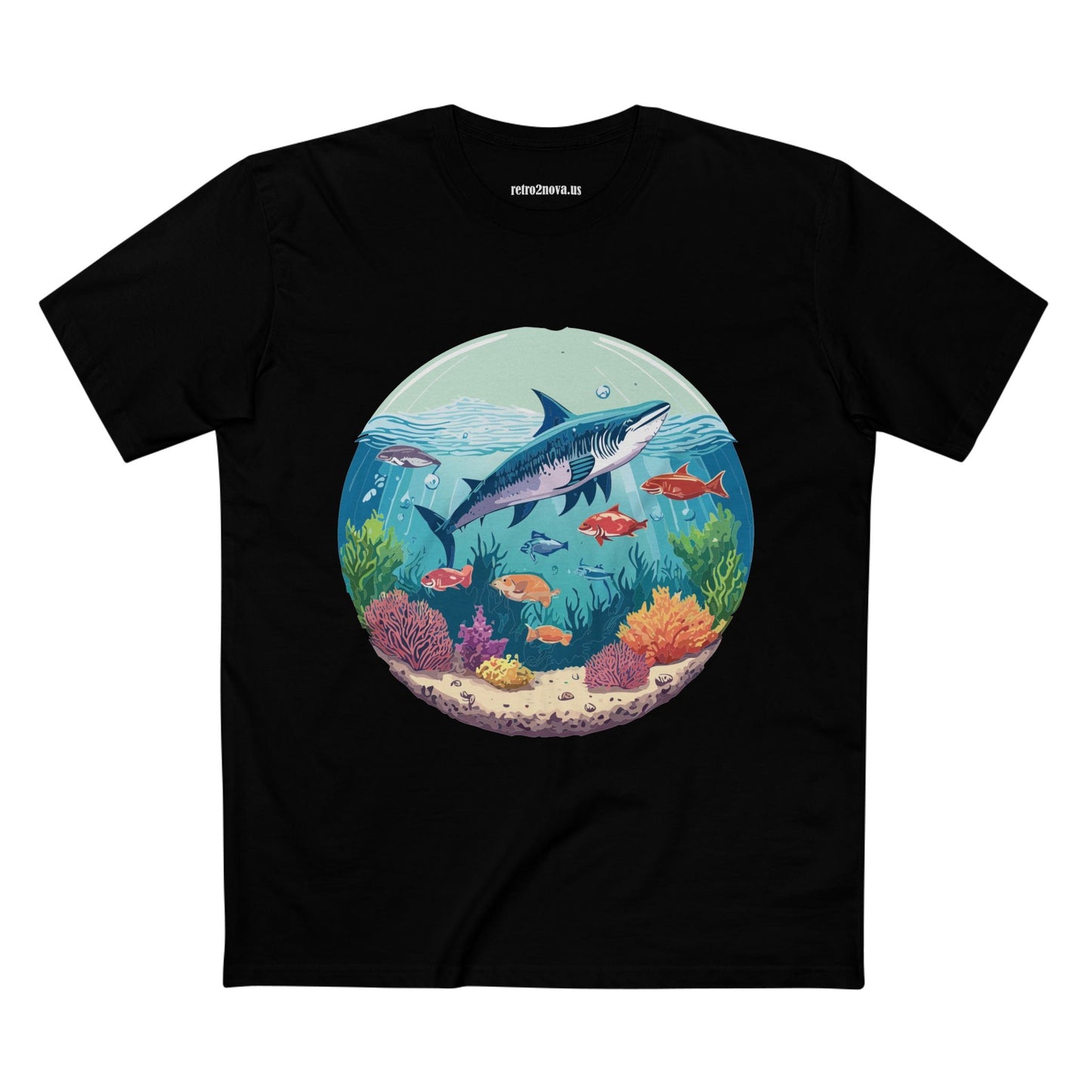 Ocean Shirt Ocean Pacific OP17 Unisex Premium Cotton Staple Tee With Original Art Design