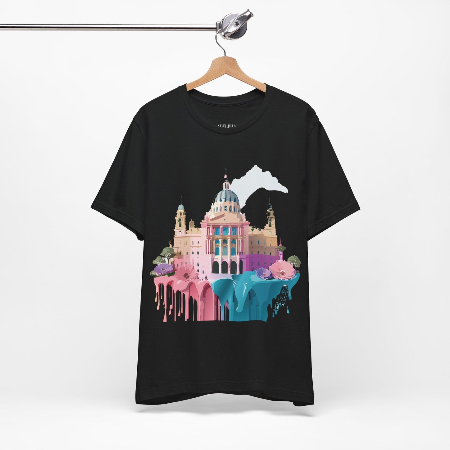 Adelpha Unisex Graphic Tee Madrid Tourist Shirt Vintage Inspired Art Design By Adelpha