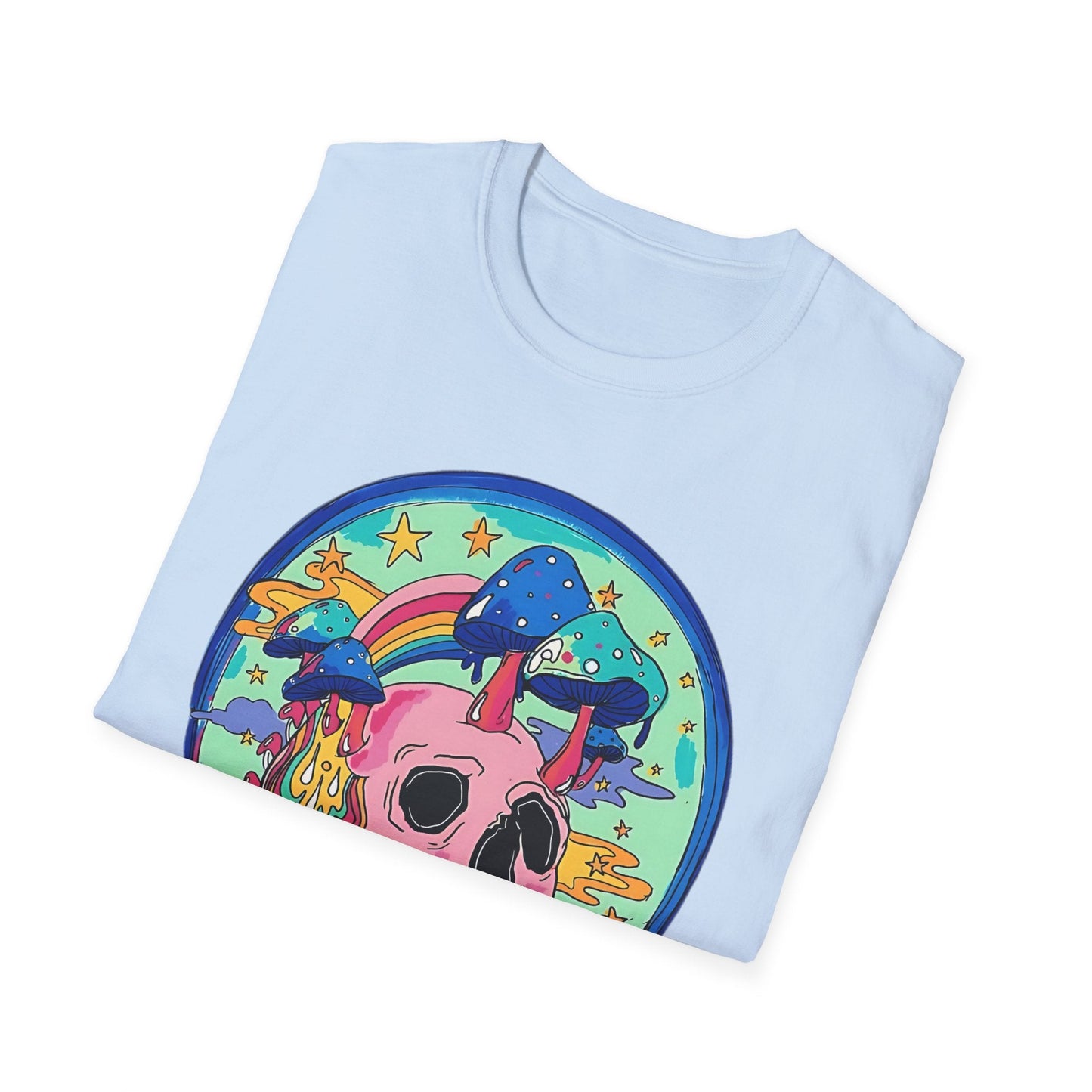 Skull Graphic Tee Unisex Gildan Softstyle 64000 100 Cotton Short Sleeve Shirt Art Design