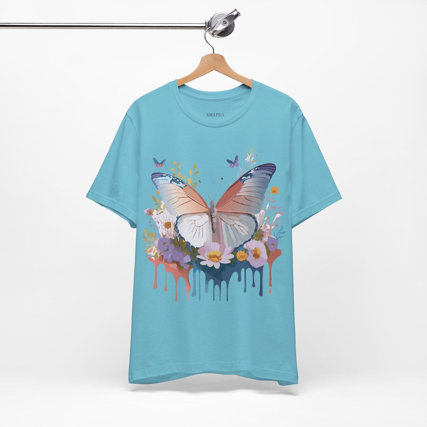 Butterfly Graphic Tee Unisex Vintage Art Design Adelpha Collection