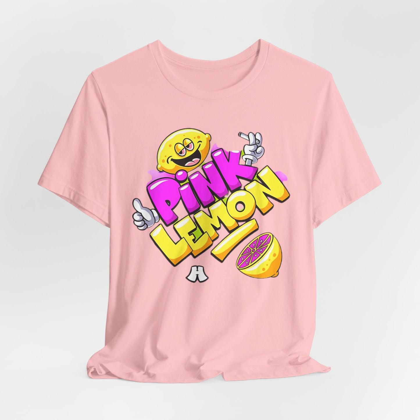 Lemon Graphic Tee, Graphic T-Shirt, Funny Lemon Shirt, Cute Cartoon Tees, Art T-Shirt, Art Design Tees