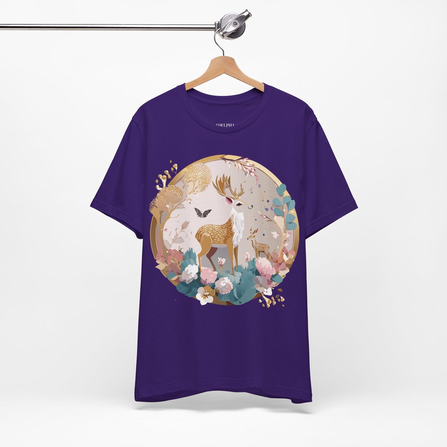 Medallion Graphic T Shirt Unisex Adelpha Vintage Inspired Artwork Short Sleeve Tee