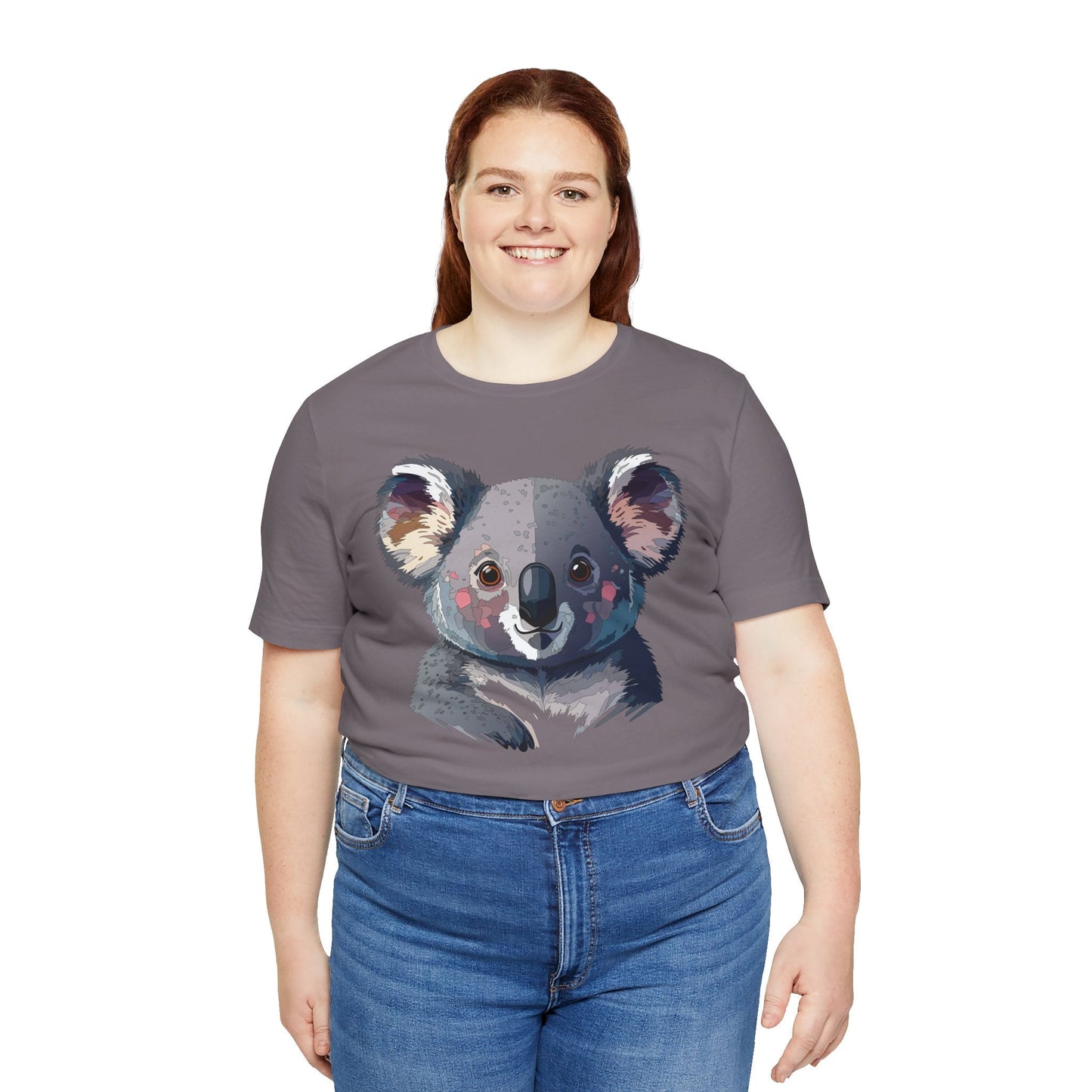 Unisex Animal Shirt With Animal Art Design Tee Wild Animals Short Sleeve Jersey Cotton