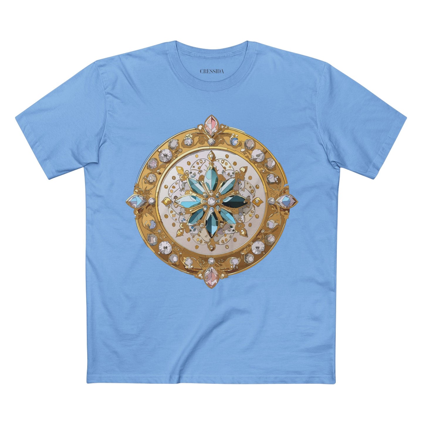 Medallion Graphic T-Shirt Unisex 100 Cotton With Gold Art Design Medal Tee 10