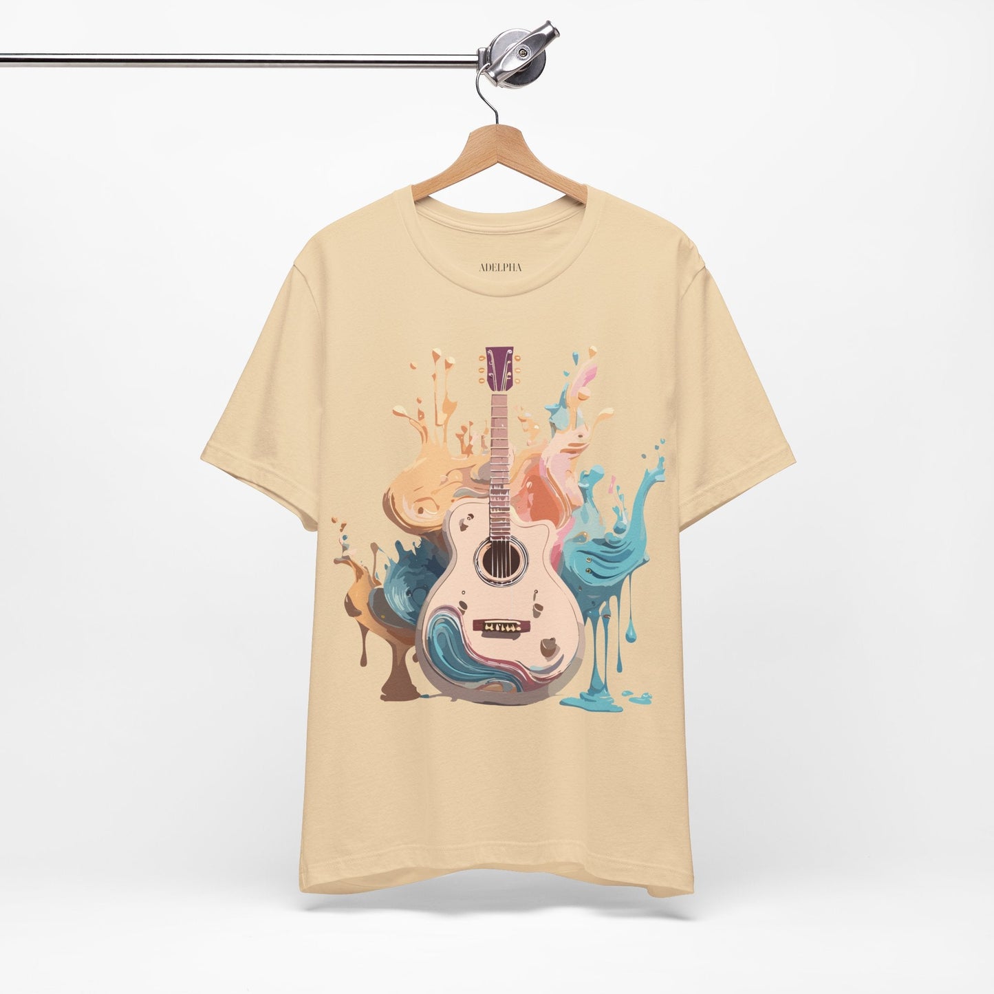 Adelpha Music Graphic T Shirt Unisex Jersey Short Sleeve Tee Vintage Inspired Art Tee