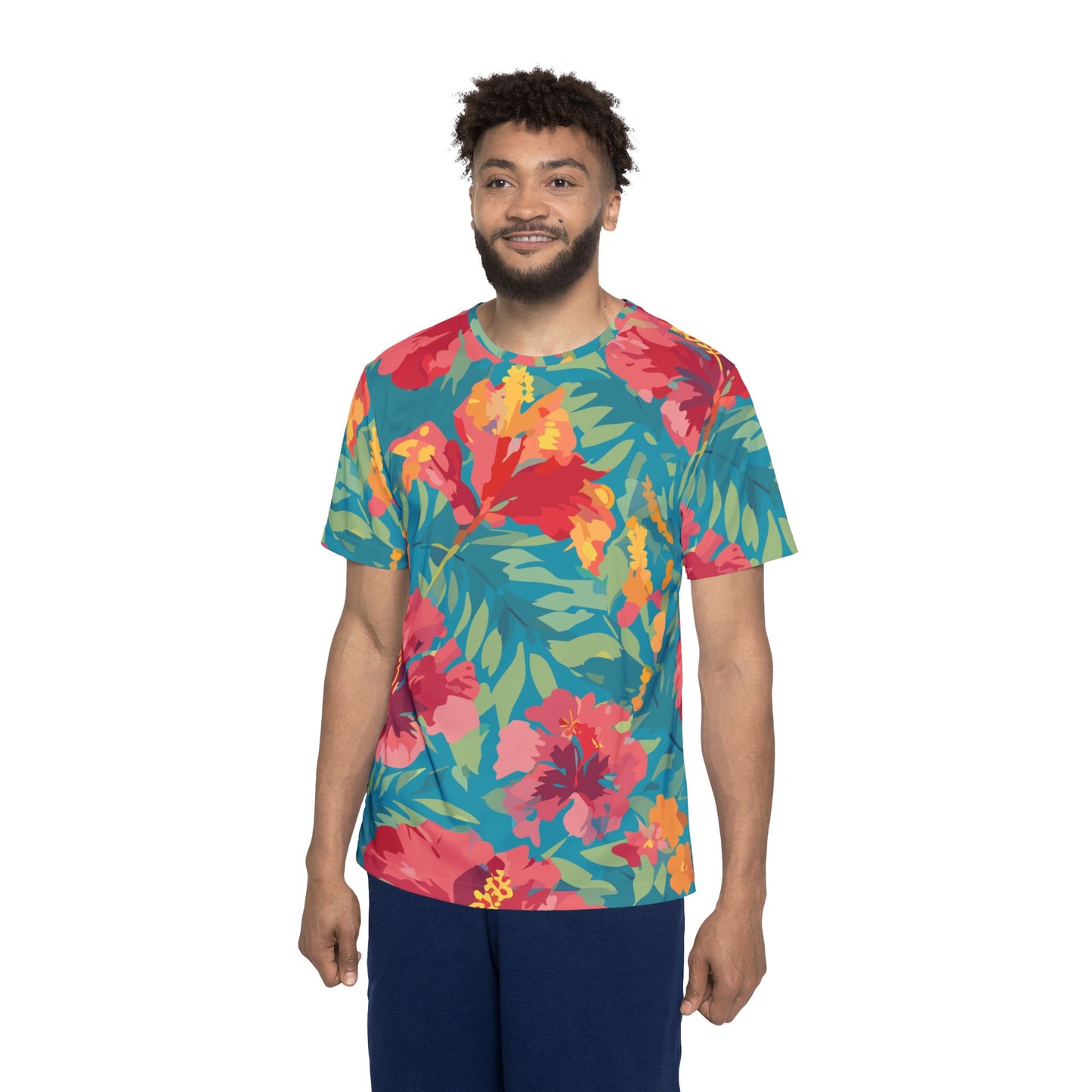 Unisex Floral Print Shirt, Shirt with Floral Print