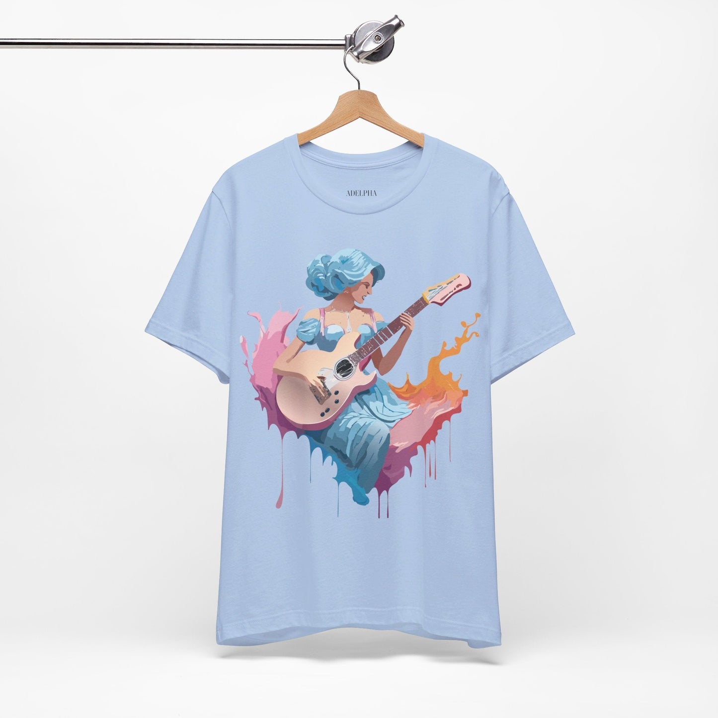 Music T Shirt Graphic Tee Unisex Adelpha Vintage Inspired Artwork Casual Everyday Wear