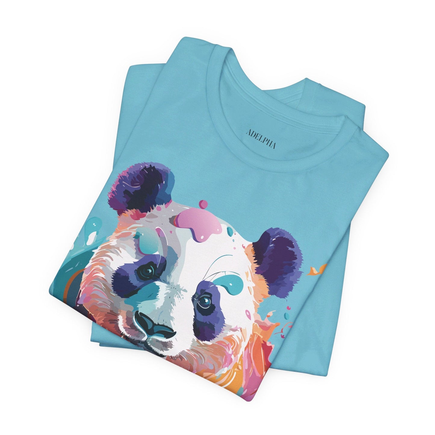 Panda Graphic Tee Unisex Vintage Inspired Art Design By Adelpha Premium Jersey Short Sleeve