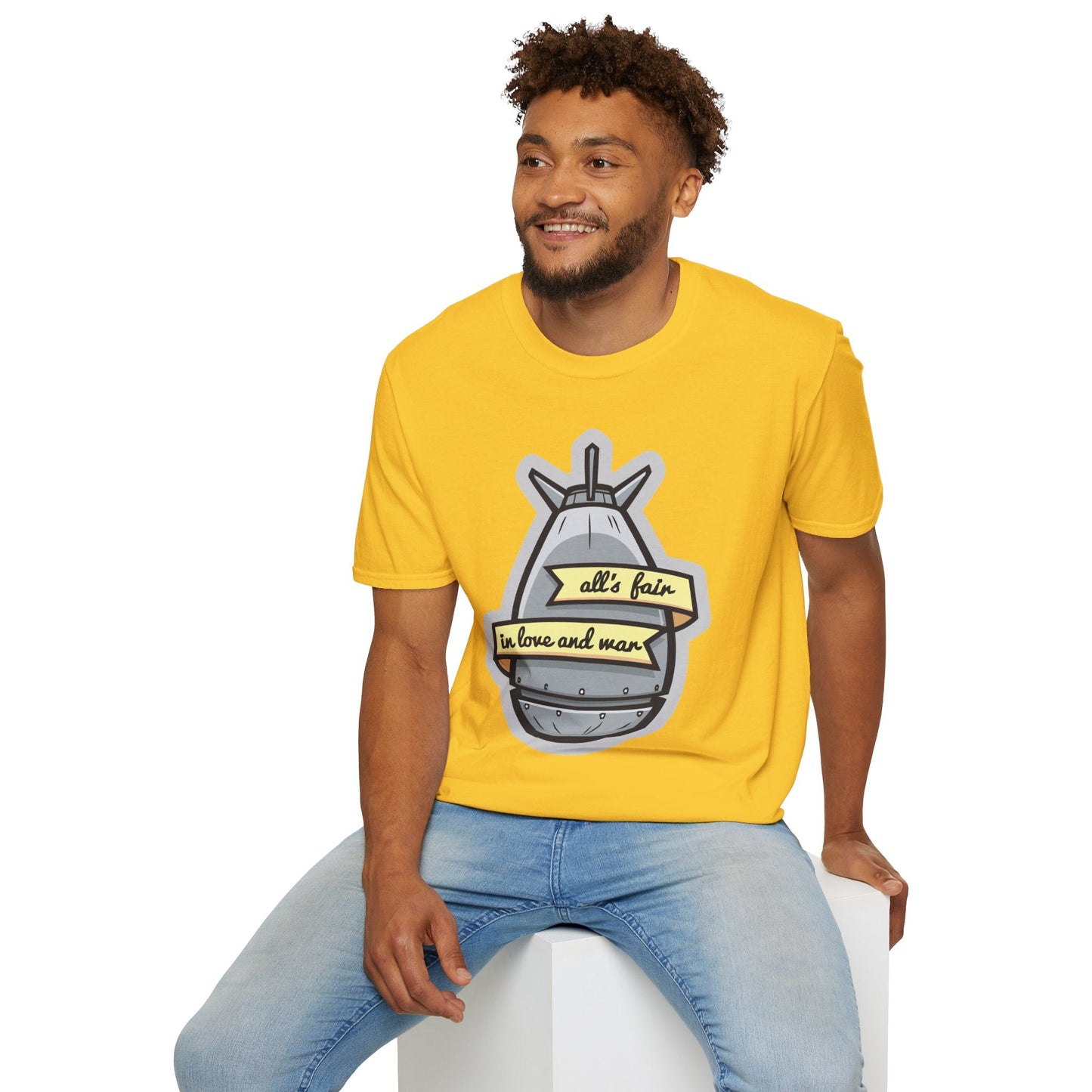 Cartoon T Shirt Animation T Shirt Funny Tee Shirt Unisex Gildan Softstyle 64000 100 Percent Cotton