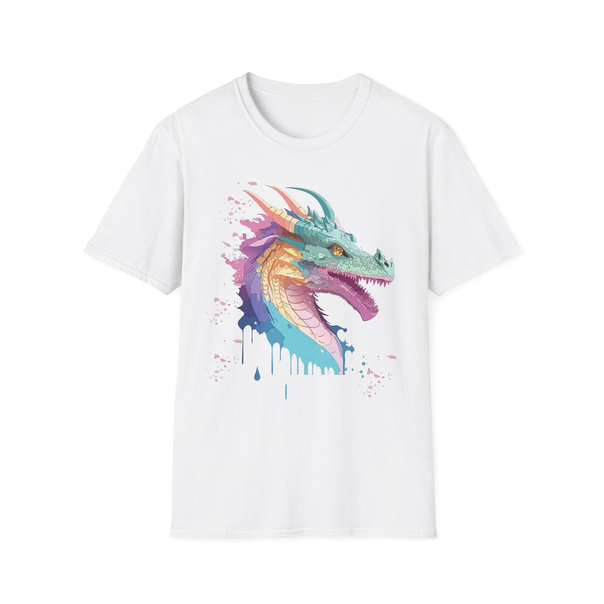 Dragon Graphic Tee Gildan Unisex 100 Cotton Tee Shirt with Animals Design h18