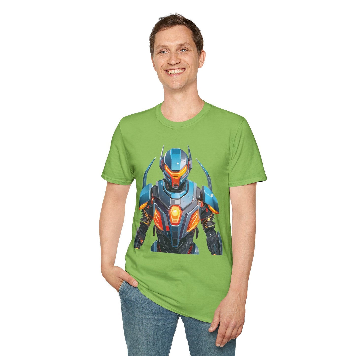 Cyborg Tee Robot Shirt Terminator Shirt Unisex Gildan Softstyle 64000 Soft Cotton Tee
