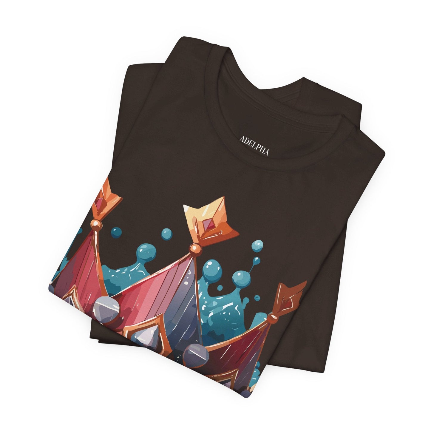 Crown Graphic Unisex 100 Cotton Vintage Artwork Tee 7