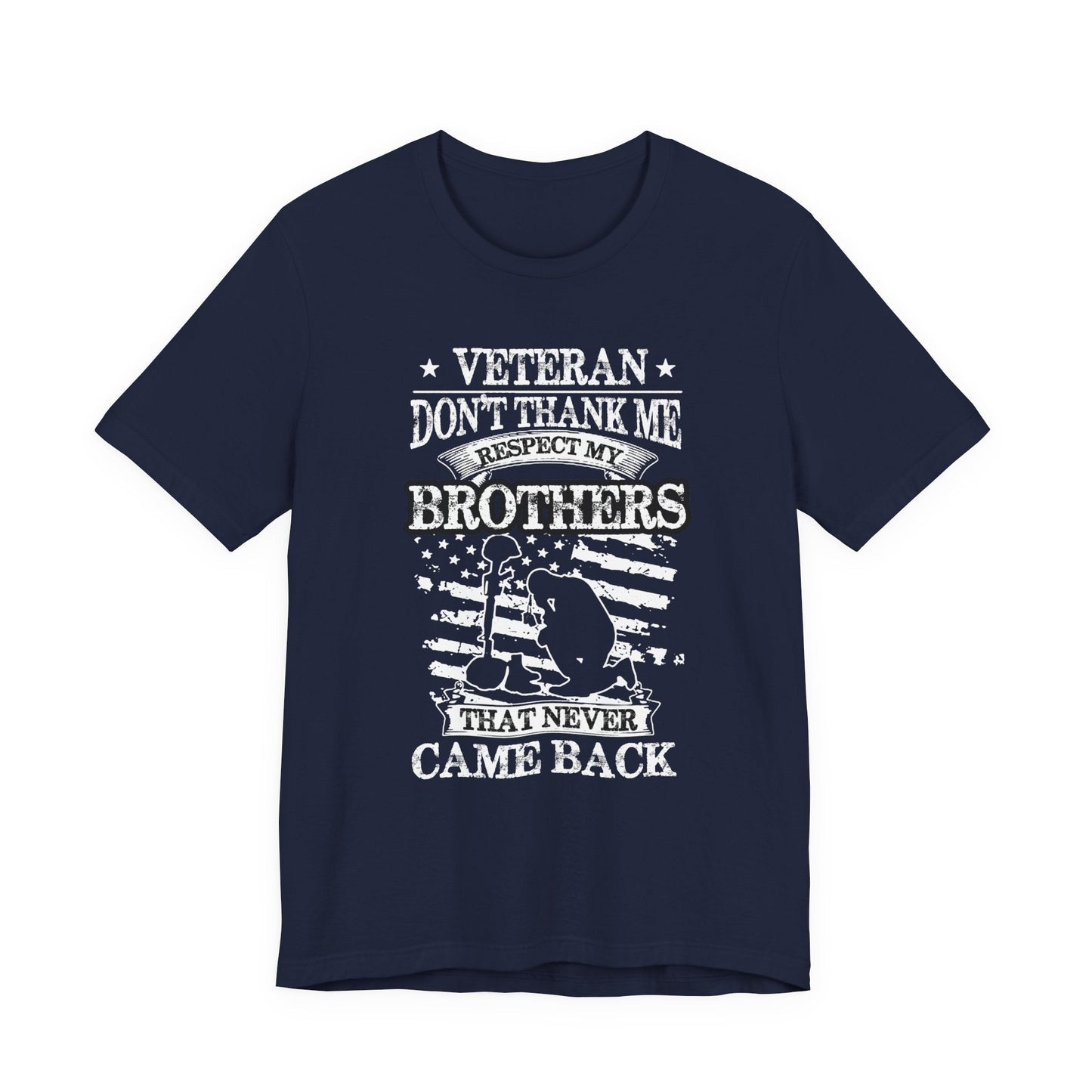 Army Veteran Patriotic Graphic Design Unisex Cotton T-Shirt v60