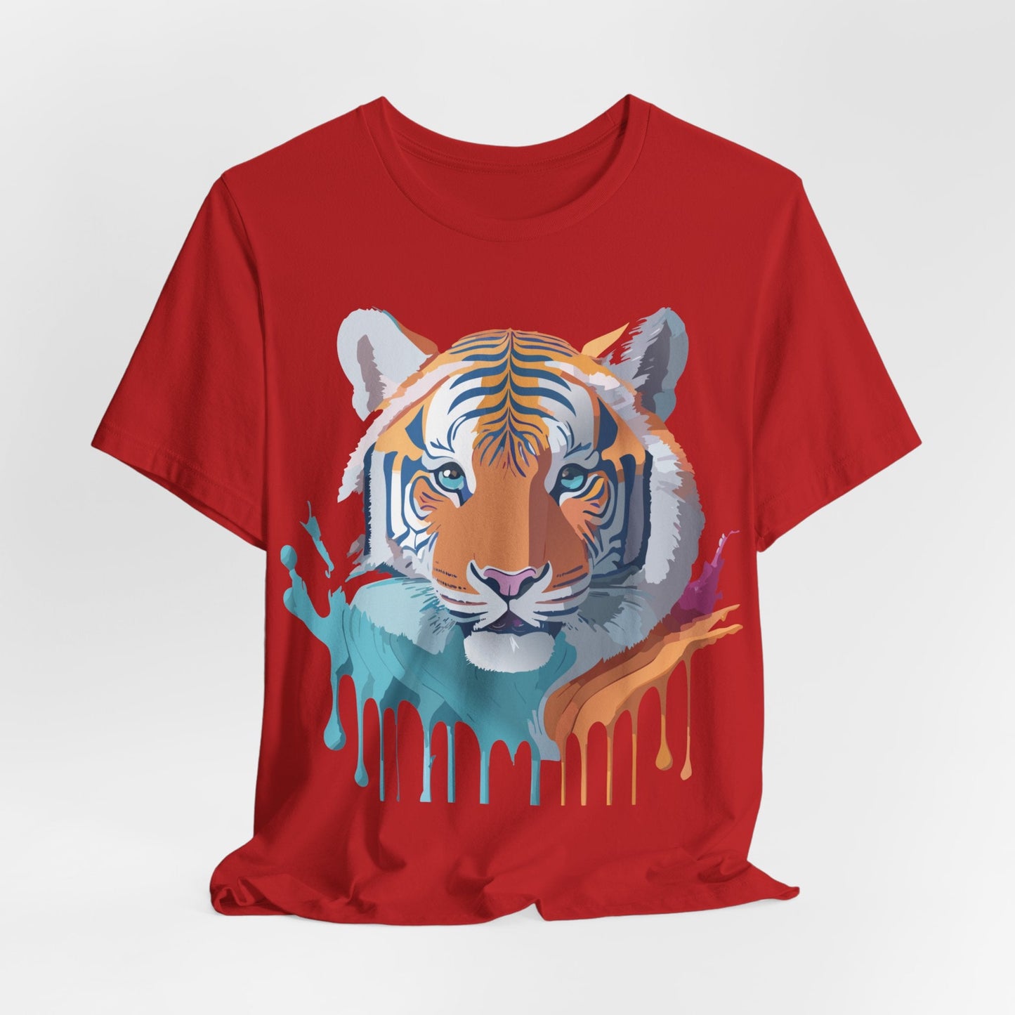 Tiger Graphic Tee Unisex Jersey Short Sleeve Vintage Inspired Artwork Adelpha Art Design