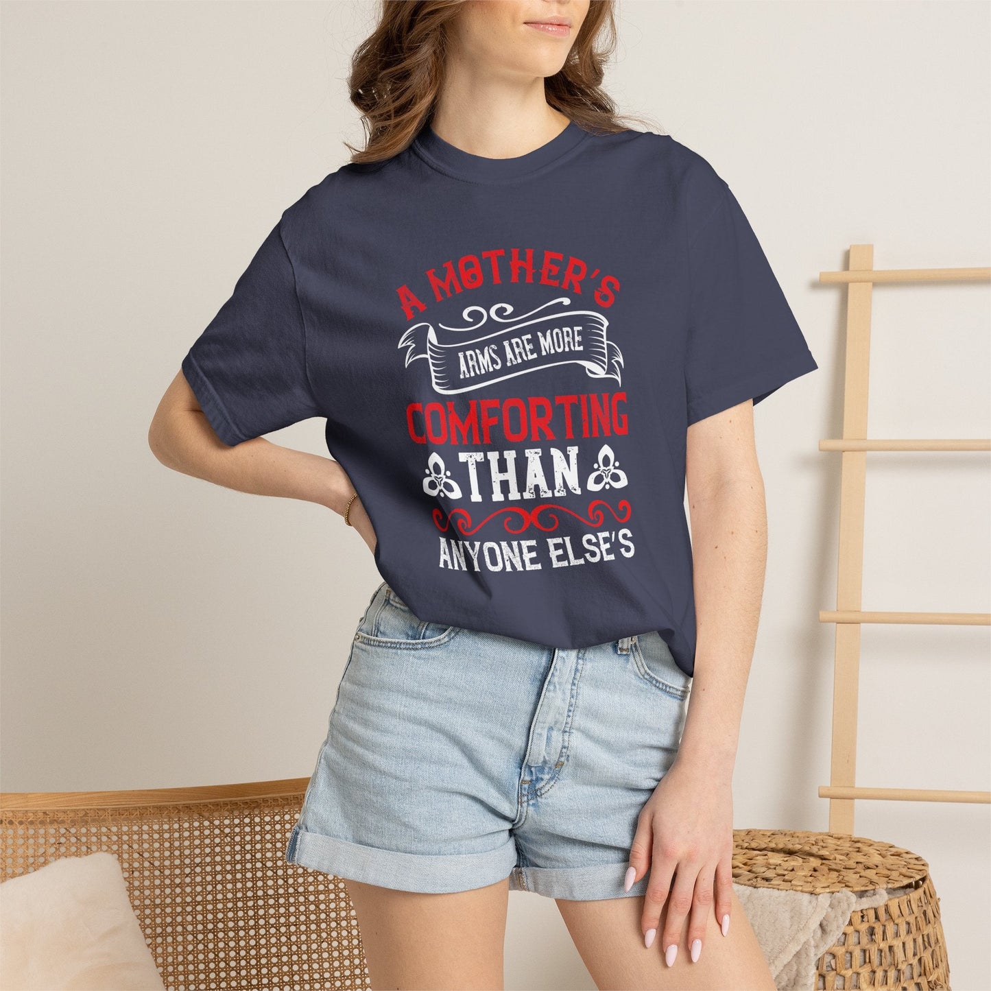 Mom T-shirt Mother Day Mama Tee Unisex Comfort Colors Garment-Dyed Cotton h57