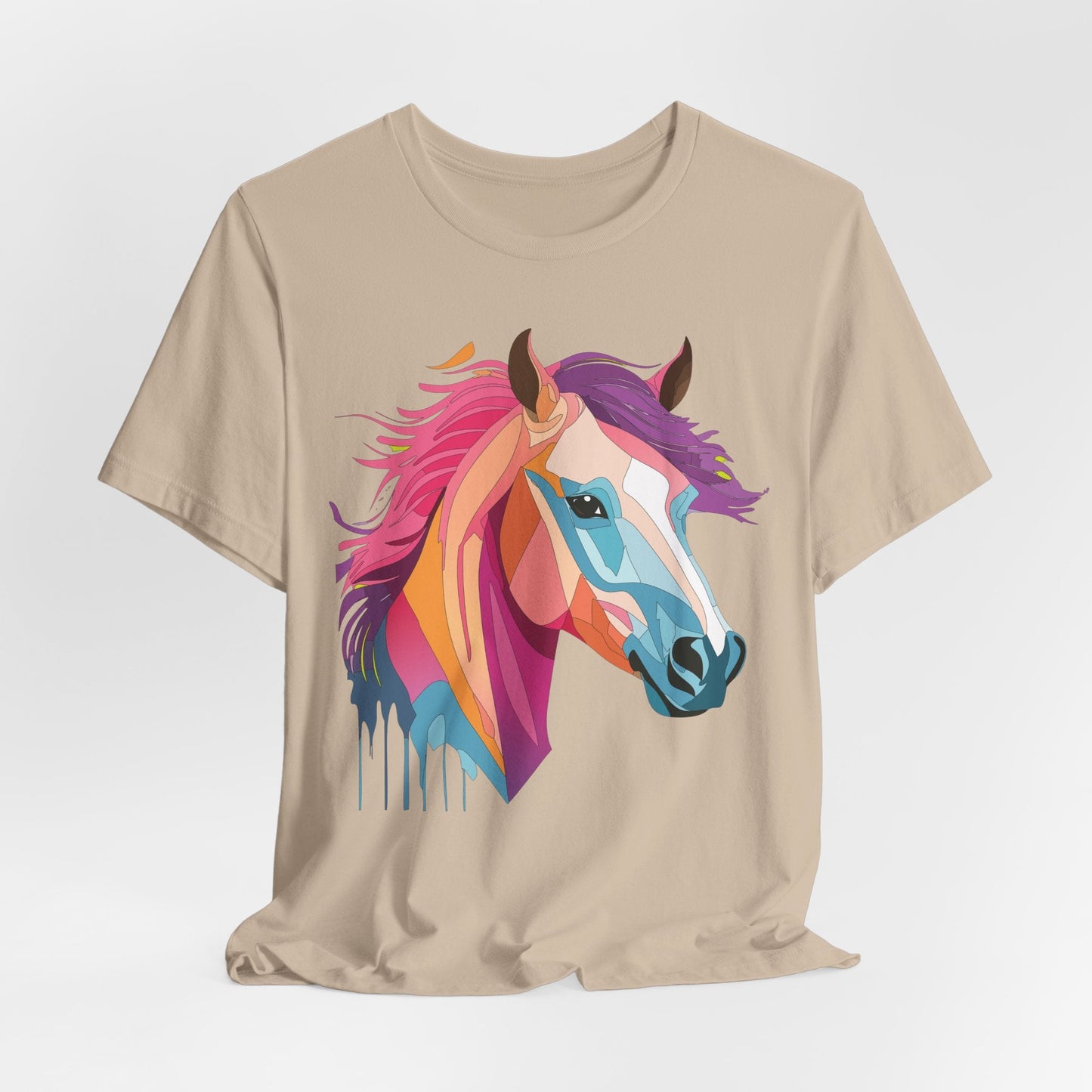Unisex Animal Shirt Art Design Short Sleeve With Wild Animals Graphic Print Comfort Tee
